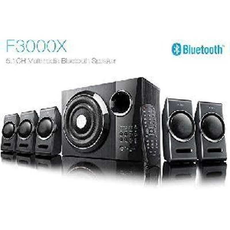 F&D 3000X 5.1 Channel Multimedia Speakers Black 1 Year Warranty