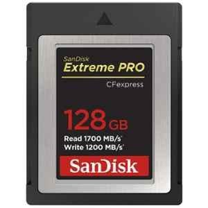 SanDisk Extreme Pro Cfexpress 128GB Black Type B Compact Flash Memory Card, SDCFE-128G-GN4NN