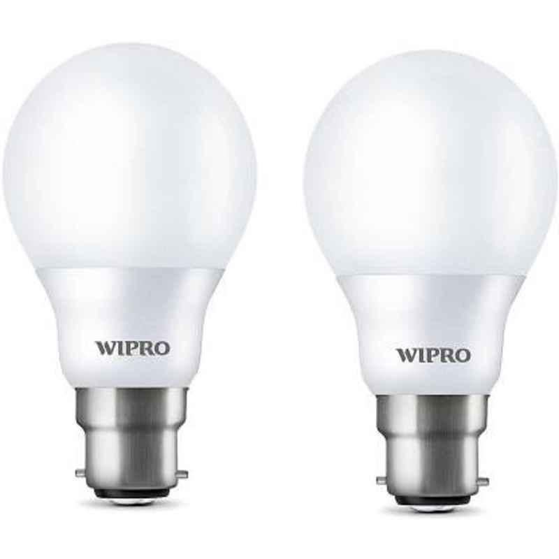 Wipro Garnet 12W Yellow Standard B22 LED Bulb, N12002 (Pack of 2)