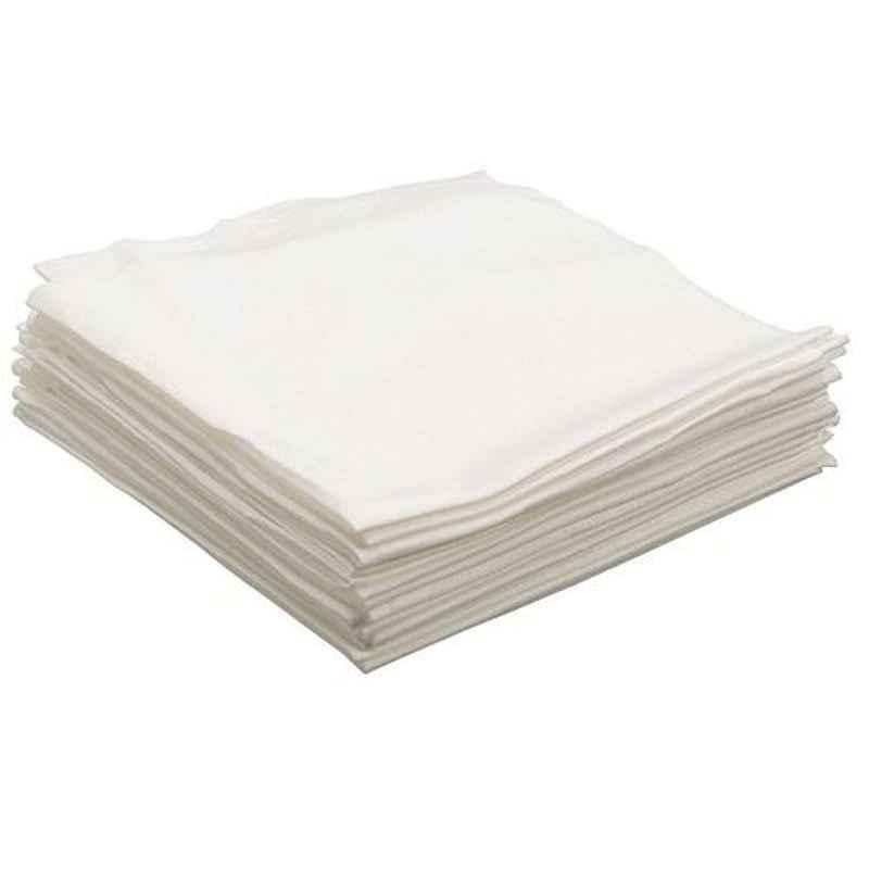Kimtech Polyester Knitted White Low Lint Wipes, 30903 (Pack of 8)