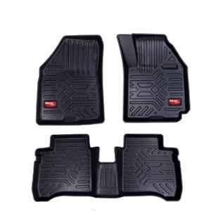 PRUVU 3 Pcs TPE Black Car Floor Mats Set for Toyota Glanza 2022, PRU-TFM 005