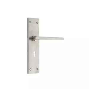 Harrison GT 65mm White Metal Satin Nickel Finish Mortise Handle Set, 24602