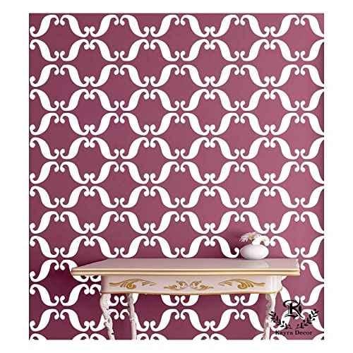 Buy Kayra Decor 24x40 inch PVC Circle Wall Design Stencil, KDS36128 Online  At Best Price On Moglix