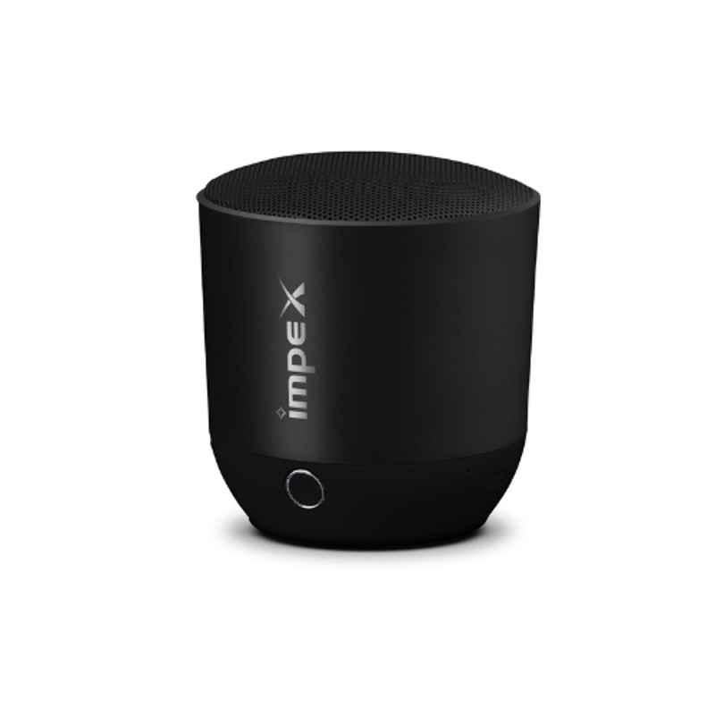 Impex 5W 400mAh 2.0 Channel Black Portable Multimedia Bluetooth Speaker, BTS 2013