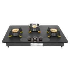 Faber Magiclift HT753 3 Burners Auto Ignition Toughned Glass Built in Hob, 106.0706.805