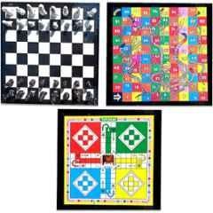 Khelo Meerut Ludo, Chess & Snakes Board Game Combo