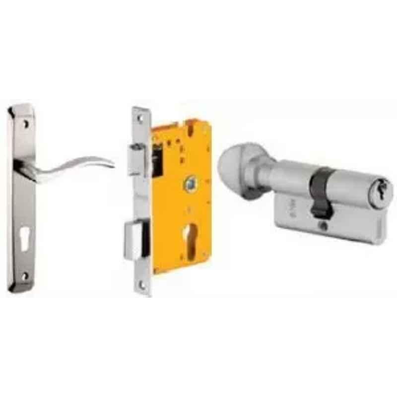 Dorset ML Series Serena 60mm Stainless Steel Patina Finish Door Handle Lock Set with Knob & Key, ML SER