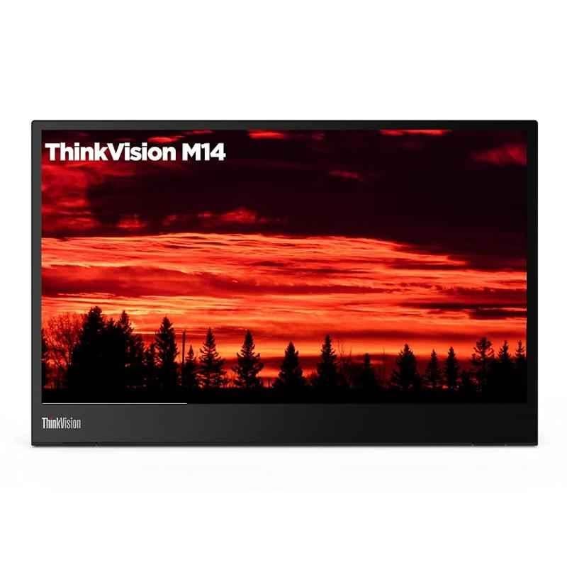Lenovo M14 14 inch 1920x1080p Black FHD IPS LED Monitor
