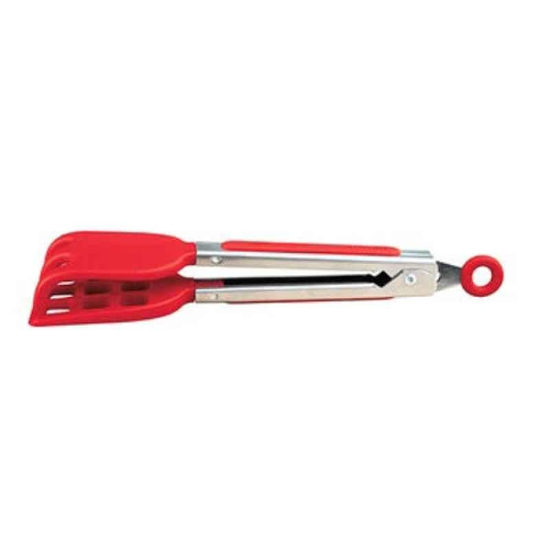 Tovolo 20.8x5.5x2.5cm Red & Silver Mini Waffle Tong, 81-9257