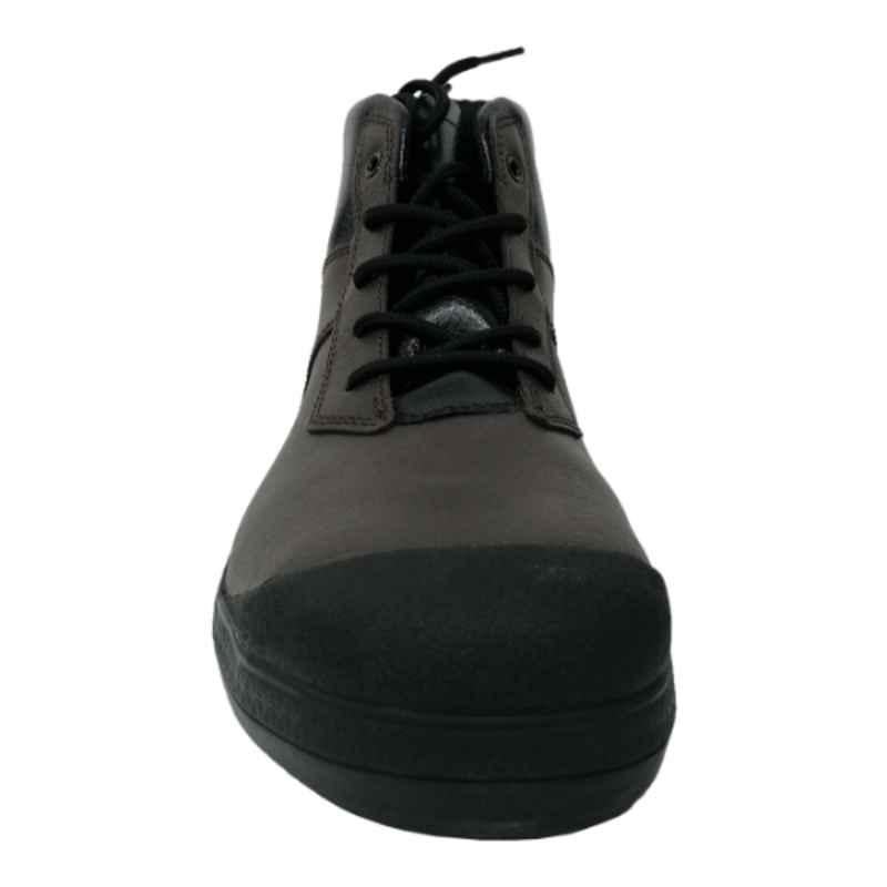 Heckel Stopac S1P Leather Brown Safety Shoes, Size: 44