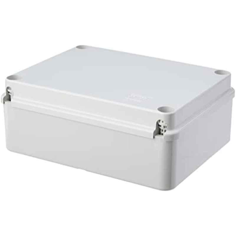 Gewiss GW44207 190mm Plastic Outdoor Junction Box with Hinged Lid, 190x140x70 mm