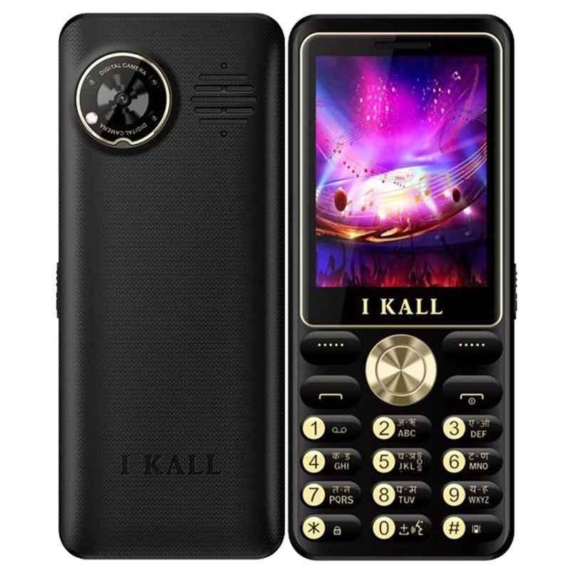 I KALL K78 Pro 2.4 inch Black Dual Sim Keypad Feature Phone, K78-PRO-BLK