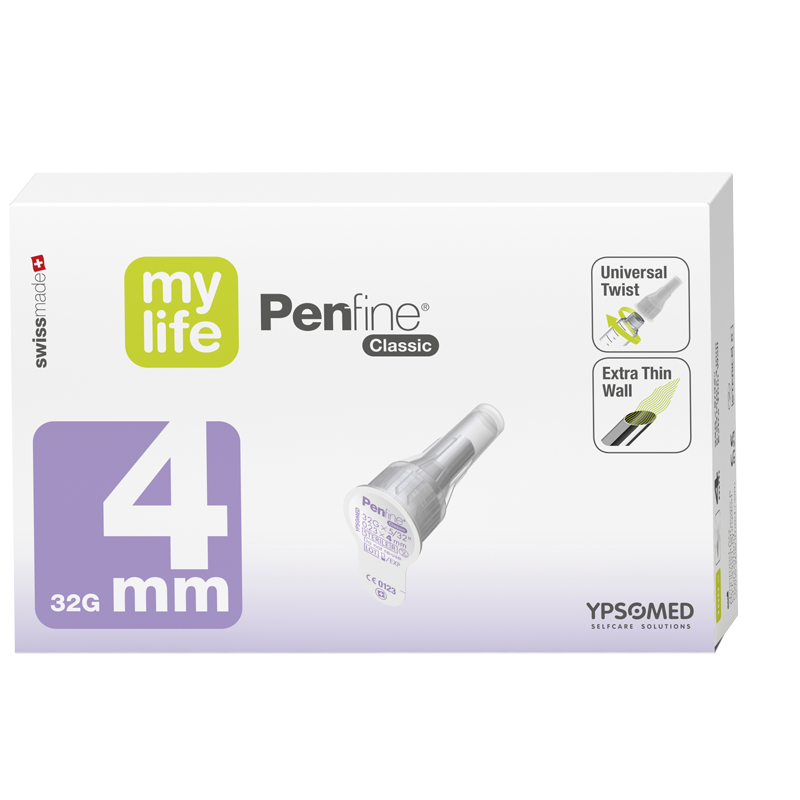 Ypsomed My Life Penlife Classic 4mm 32G Diamond Tip Pen Needle