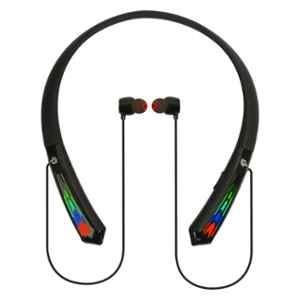 Punnk Funnk PF901 In-Ear Black Bluetooth Neckband with Boom Mic & Type C Port