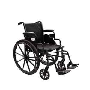 Rehamo Steely PCB 120kg 16 inch Steel Black Manual Wheelchair