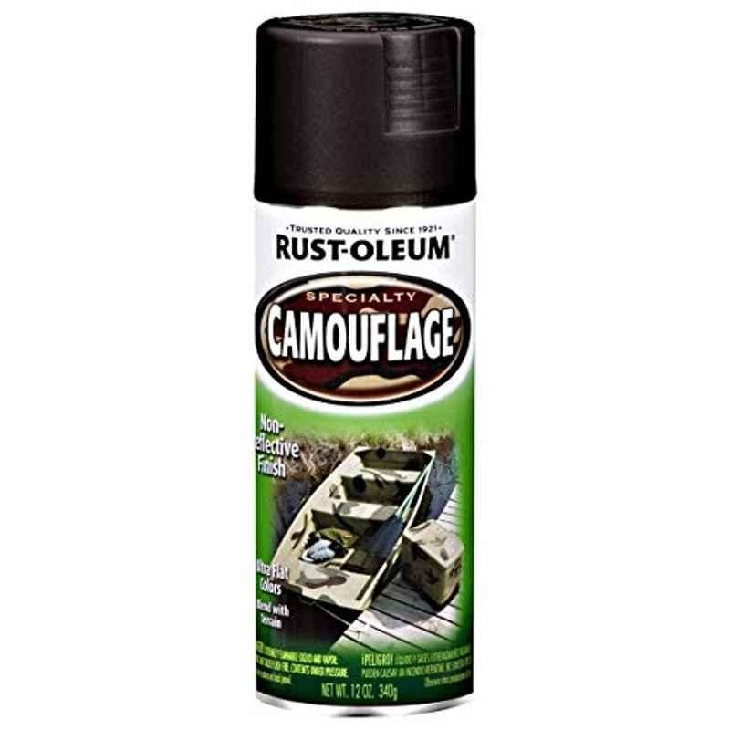 Rust-Oleum Camouflage 12 Oz Black 1916830 Spray Paint
