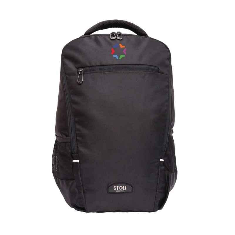 Stolt Swiggle Polyester 45L Black Waterproof Backpack