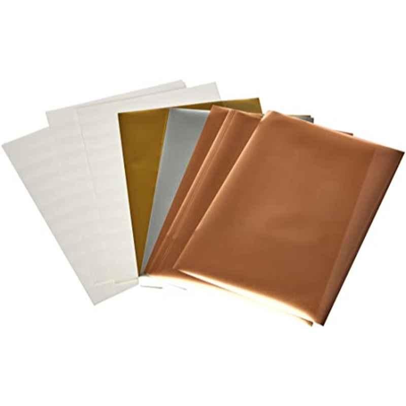 Cricut 10x15cm Metallic Transfer Foil Sheet Sampler (Pack of 24)