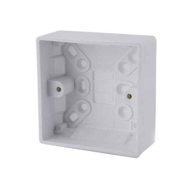 Oshtraco White PVC Surface Box, 177762AC