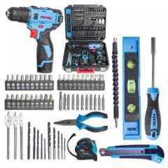 FIXTEC 12V Cordless Drill Kit with 1500mAh Li-ion Battery, FCD1207K60