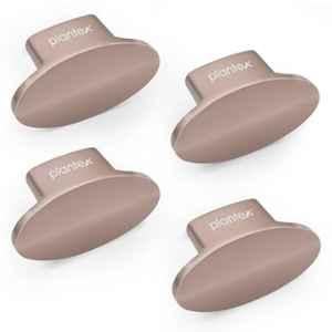 Plantex Knobs for Drawer/Small Drawer Knobs/Knobs for Cabinets/Pull-Push Knobs for Kitchen/Bedroom Drawer (Pack of 4) Oval, Rembo