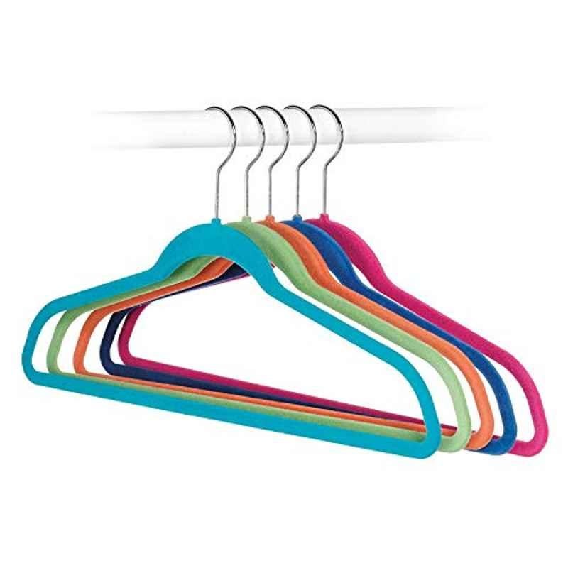Whitmor Multicolour Suit Hangers, 6784-1621-5 (Pack of 5)