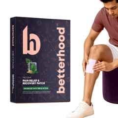 Betterhood Boswellia, Magnesium & Menthol Cryogel Pain Relief & Recovery Patch for Aches (Pack of 2)