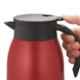 Borosil 500ml Stainless Steel Red Vacuum Insulated Teapot, FLKT50RED12