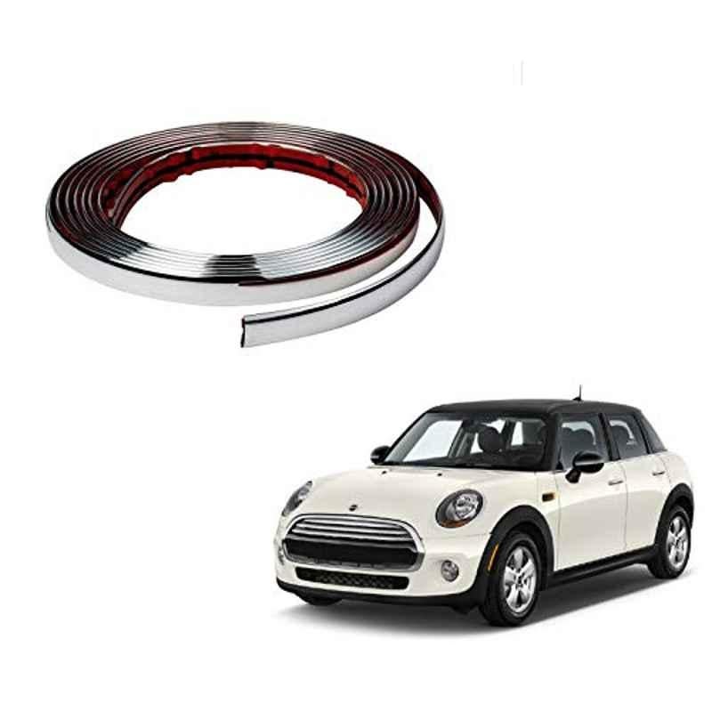 Kozdiko 20m 14mm Silver Car Side Window Chrome Beading Roll for Mini Cooper