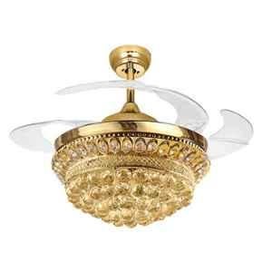 Oltao Auric 35W Gold Ceiling Fan, Sweep: 1070 mm