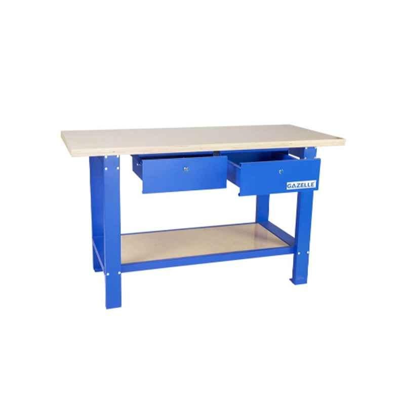 Gazelle 59 inch Solid Wood Top Workbench with Drawers, G2604
