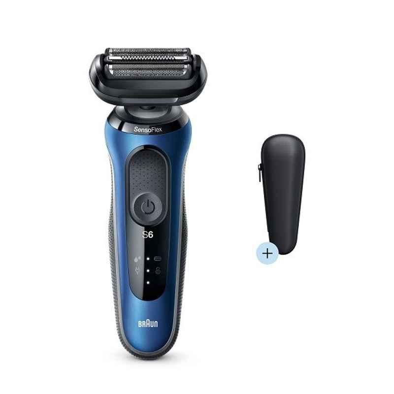Braun Series 6 Blue Wet & Dry Electric Shaver, SHAVER60-B1000S