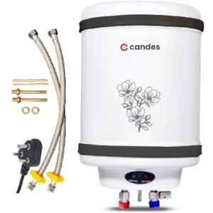 Candes Perfecto 10 Litre 2000W Metal White & Black Storage Water Geyser