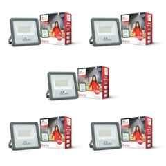 Murphy Genxt 30W 6500K Aluminium Cool White LED Flood Light for Outdoor (Pack of 5)