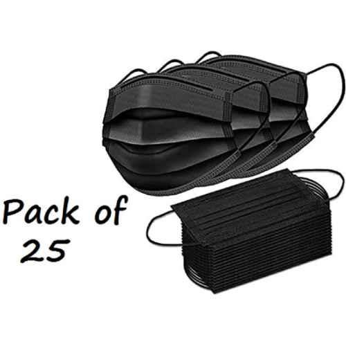Buy Wellstar 3 Layer Disposable Breathable Non Woven Black
