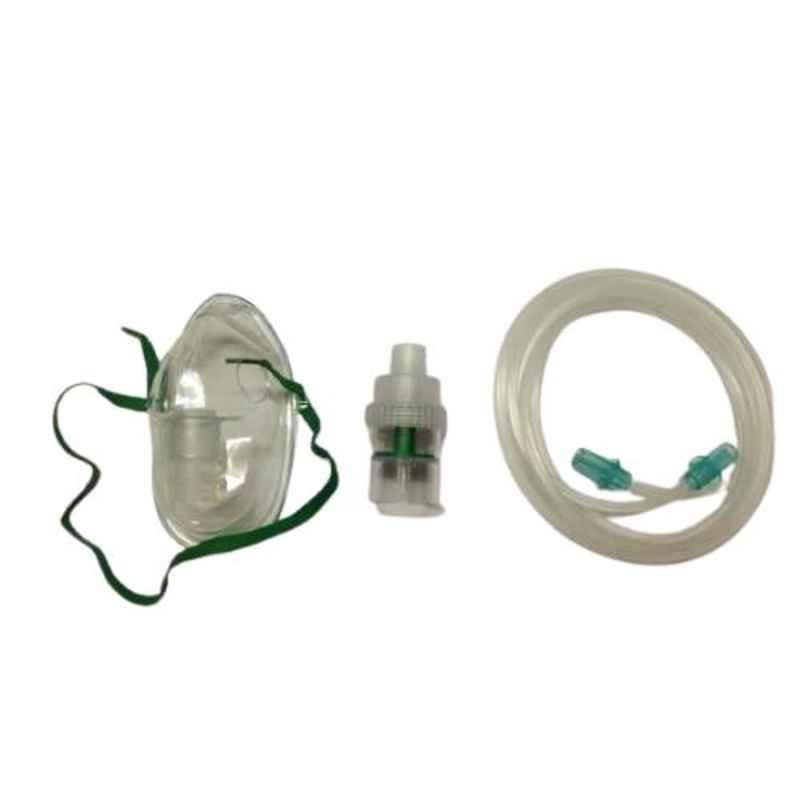 B Positive Non Toxic PVC Neublizer Mask Kit for Adult (Pack of 5)