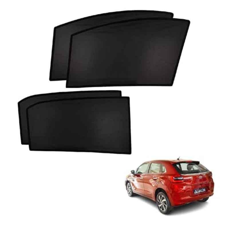 Kozdiko 4 Pcs Non Magnetic Fix Car Sun Shade Set for Toyota Glanza Facelift 2022