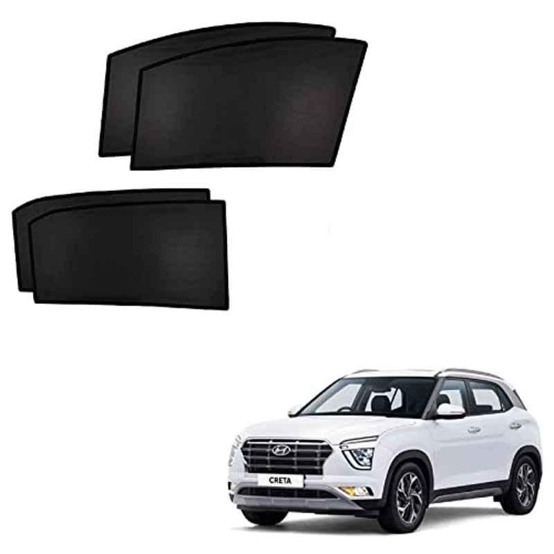 Buy Kozdiko 4 Pcs Custom Fit Non Magnetic Curtains Mesh Car Sun Shade Set for Hyundai Creta 2020 Present Online At Price 473