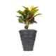 Blume Colosseum 14 inch Slate Grey Plastic Flower Pot