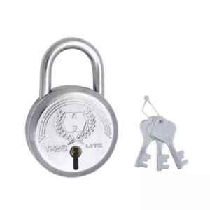 Harrison 40mm Alloy Steel Chrome Plated Finish Padlock with 3 Keys
