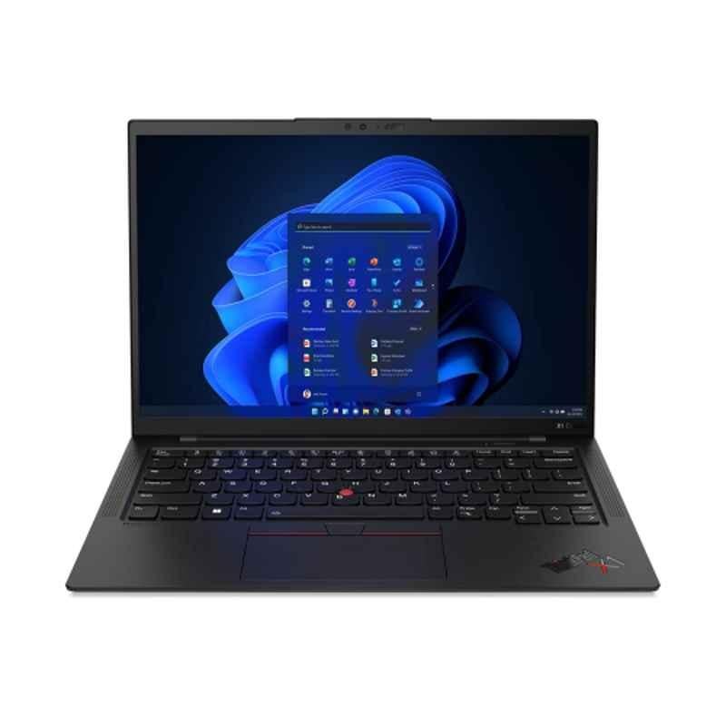 Lenovo ThinkPad X1 Carbon Black Laptop with 12th Gen Intel Core i7/16GB RAM/1TB SSD/Win 11 Pro & FHD 14 inch Display, 21CB002JIG