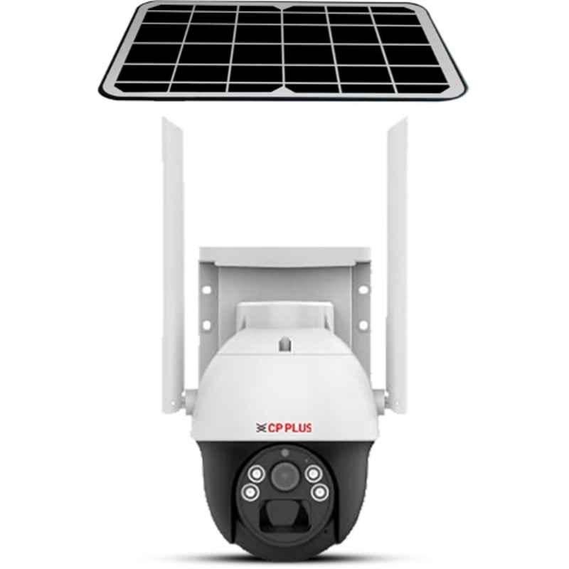 CP Plus CP-Z44R 4MP 2K QHD 4G Sim Outdoor PT Solar Camera with Built-in Battery, 2 Way Talk, Motion Detect, Color Night Vision & SD Card Up to 256 GB 4.6  (5 Reviews)