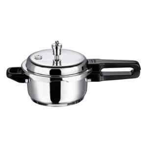 Vinod Regular 3 Litre 18/8 Stainless Steel Induction Friendly Outer Lid Pressure Cooker, TCSB3 (Pack of 2)