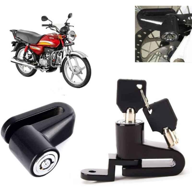 Auto Pearl Steel Black Heavy Duty Anti-Theft Disc Brake Lock for CD Dawn, Lock_182