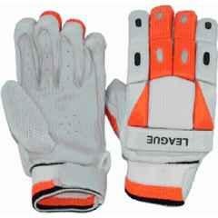 QUIT-X Orange Hand Crafted Super Quality Cricket Batting Gloves