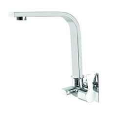 10X ST-91909 Brass Wall Mount Square Shaped Kitchen Sink Tap
