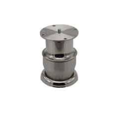 RAB 4 inch Stainless Steel Silver Sofa Leg, K52 (Pack of 4)
