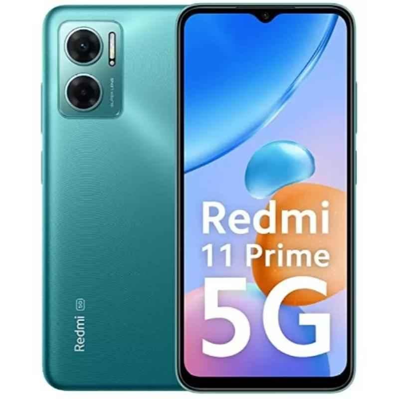 Redmi 11 Prime 5G 4GB/64GB 6.58 inch Meadow Green Smartphone, 22041219I