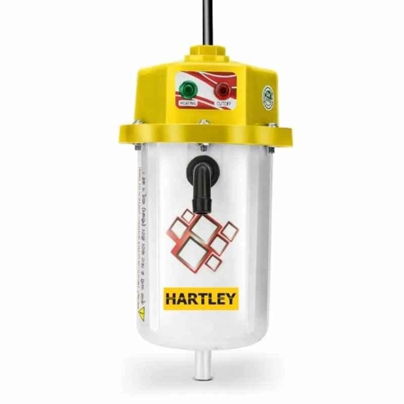 Hartley 3000W 1 Litre ABS Plastic Yellow Portable Instant Water Geyser with 10 Years Warranty for Kitchen, Bathroom & Saloon