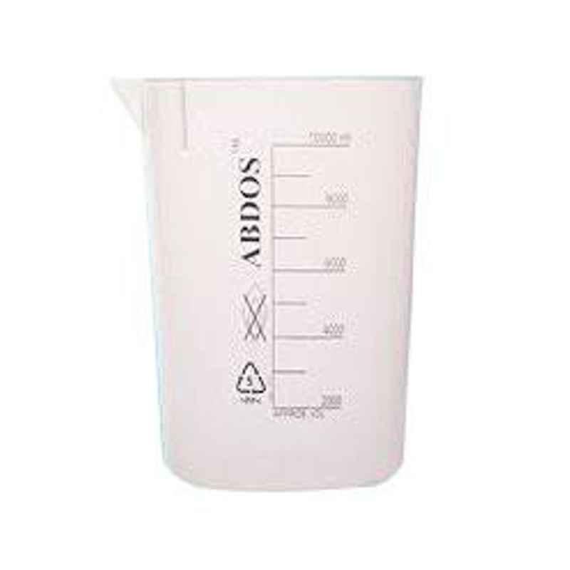 Abdos 10000ml TPX Beakers without Handle, P50708